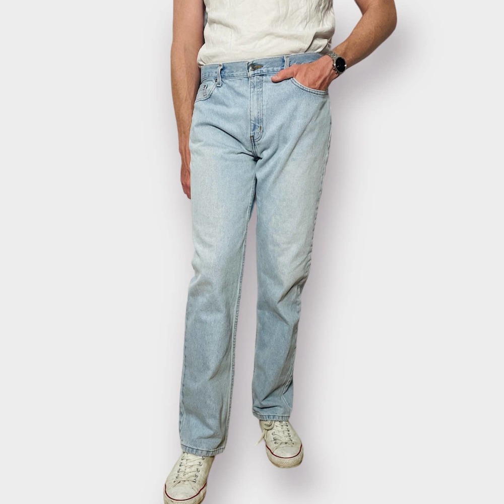 Vintage 90s George Lightwash Straight Leg Jeans 36x34‎